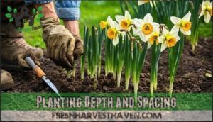 planting depth and spacing