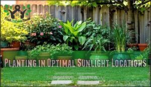 planting in optimal sunlight locations