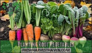 planting root vegetables