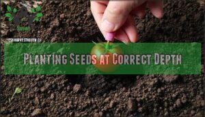 planting seeds at correct depth