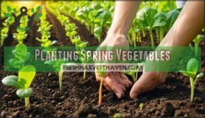 planting spring vegetables