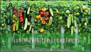 planting vegetables and fruits