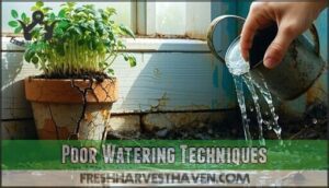 poor watering techniques