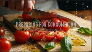 preparing for consumption