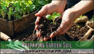 preparing garden soil