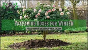 preparing roses for winter