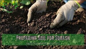 preparing soil for squash