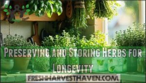 preserving and storing herbs for longevity