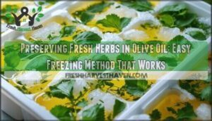 preserving fresh herbs in olive oil