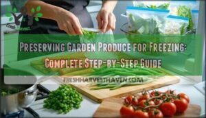 preserving garden produce for freezing