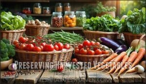 preserving harvested vegetables