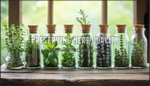 preserving herb quality