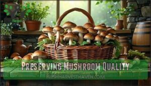 preserving mushroom quality