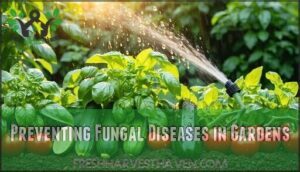 preventing fungal diseases in gardens