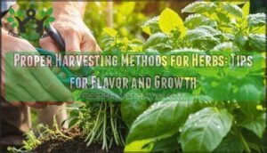 proper harvesting methods for herbs