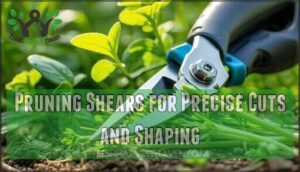 pruning shears for precise cuts and shaping