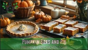 pumpkin bars and pie