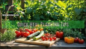 quick meal planning tips