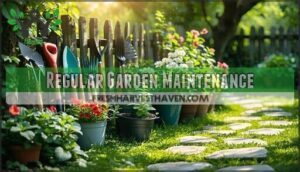 regular garden maintenance