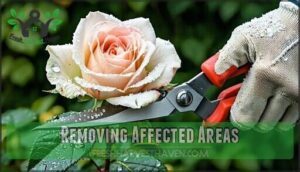 removing affected areas