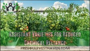 resistant varieties for reduced chemical reliance