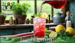 rhubarb beverages