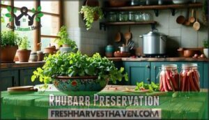 rhubarb preservation
