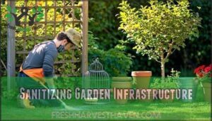 sanitizing garden infrastructure