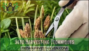 seed harvesting techniques