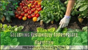 selecting regionally appropriate varieties