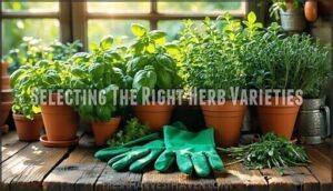 selecting the right herb varieties