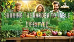 sharing the garden to table lifestyle