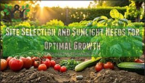 site selection and sunlight needs for optimal growth