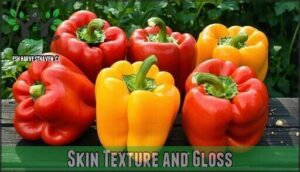 skin texture and gloss