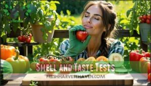 smell and taste tests