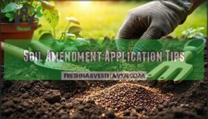 soil amendment application tips