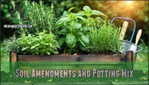 soil amendments and potting mix