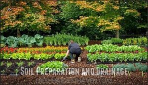 soil preparation and drainage