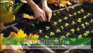 sowing seeds in fall