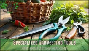 specialized harvesting tools