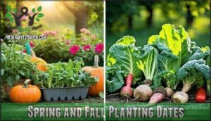 spring and fall planting dates