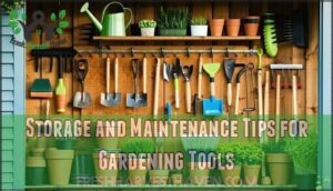 storage and maintenance tips for gardening tools