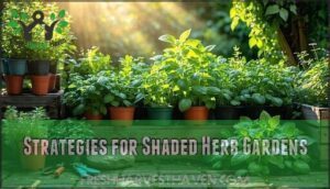 strategies for shaded herb gardens