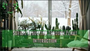 stress reduction through plant interaction