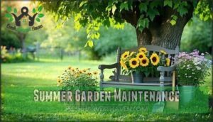 summer garden maintenance