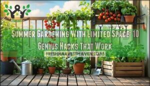 summer gardening with limited space