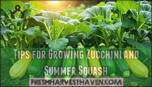 tips for growing zucchini and summer squash