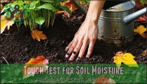 touch test for soil moisture