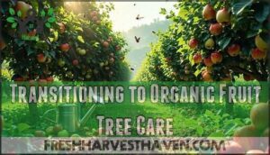 transitioning to organic fruit tree care