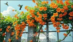 trumpet vines